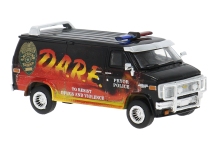 Brekina 18258 - H0 - Chevrolet G20 D.A.R.E.